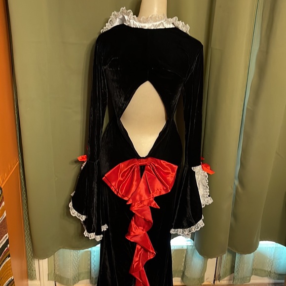 Foreplay Dresses Vintage Foreplay Velvet High Low Vampire Dress